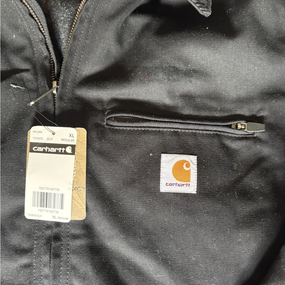 WT Vintage Y2K Carhartt cropped‎ full zip detriot style faded workwear jacket